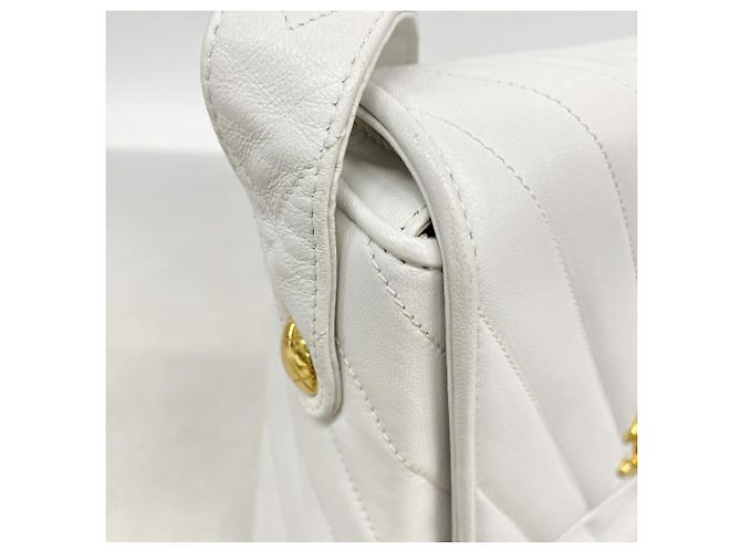 Bolso de hombro Chanel blanco - vista 7