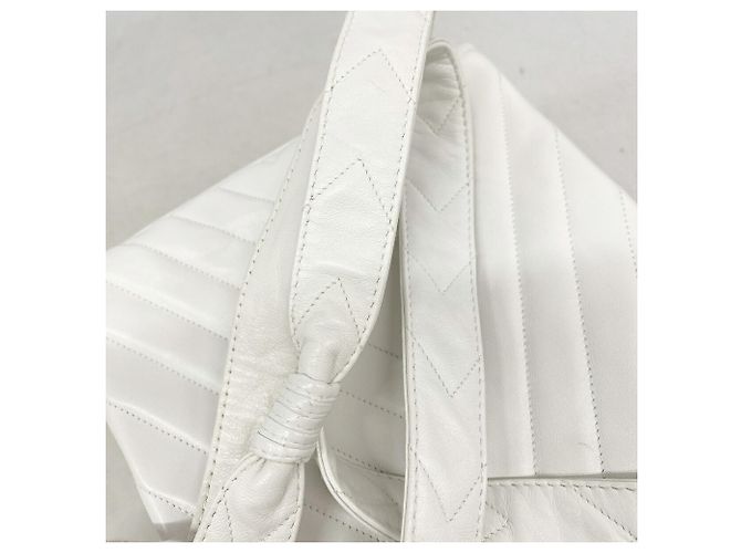 Bolso de hombro Chanel blanco - vista 8