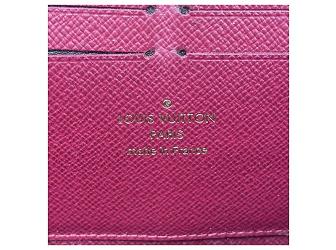 Louis Vuitton Monogram Portefeuille Clemence Long Wallet Castaño Fucsia - vista 4