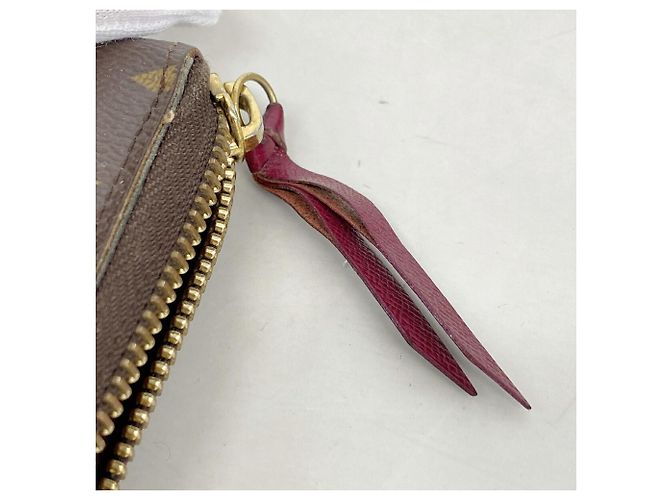 Louis Vuitton Monogram Portefeuille Clemence Long Wallet Castaño Fucsia - vista 5