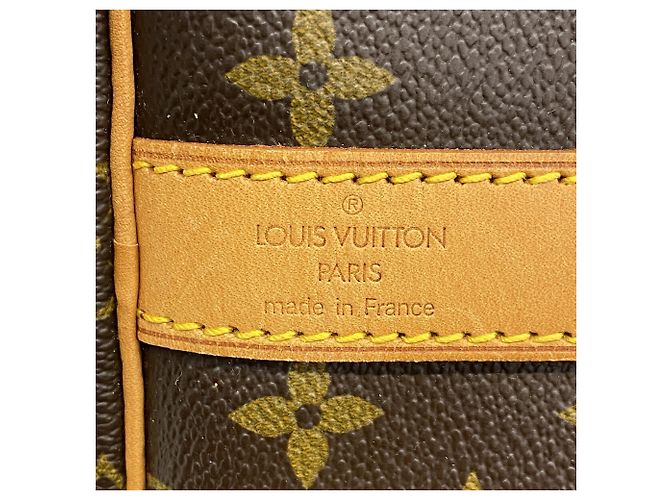 Louis Vuitton Boston Monogram Keepall Bandoulière 55 Braun - Ansicht 5