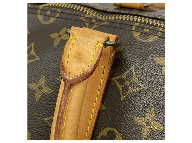 Louis Vuitton Boston Monogram Keepall Bandoulière 55 Braun - Ansicht 7