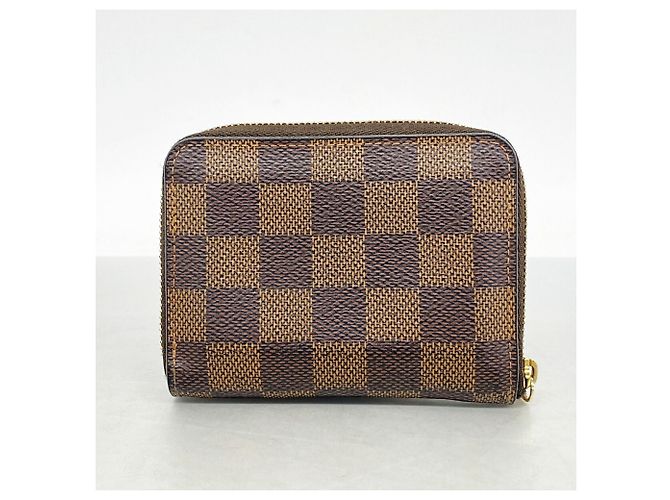 Monedero Louis Vuitton Damier Zippy Rosa Damier ebene - vista 8