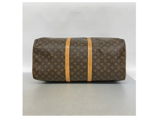 Louis Vuitton Boston Monogram Keepall 55 Marron - vue 3