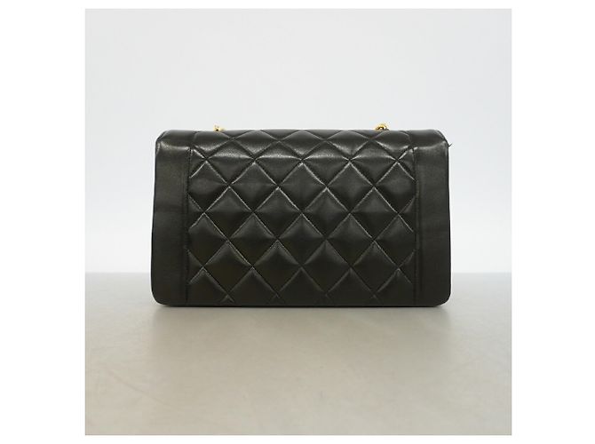 Chanel Diana Chain Schultertasche Schwarz - Ansicht 8
