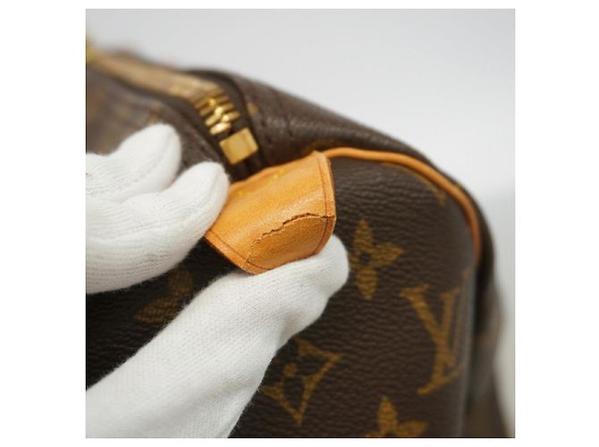 Louis Vuitton Boston Monogram Keepall 45 Marron - vue 7