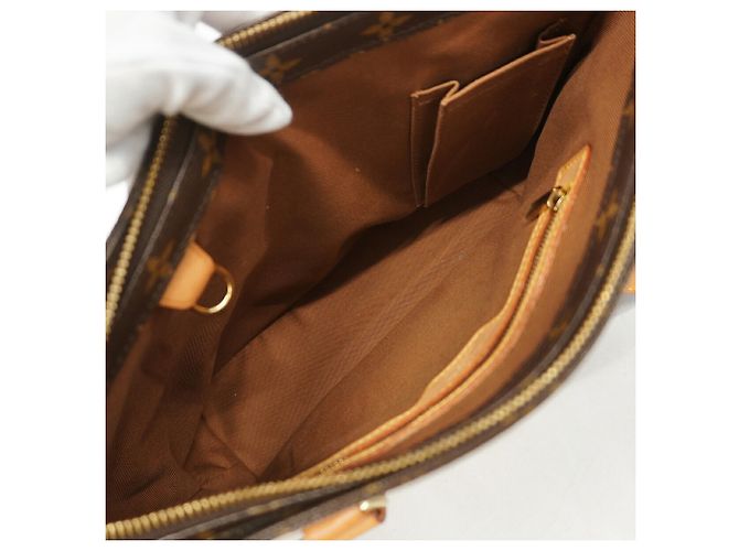 Saco Cabas Piano Monogram Louis Vuitton Marrom - vista 4