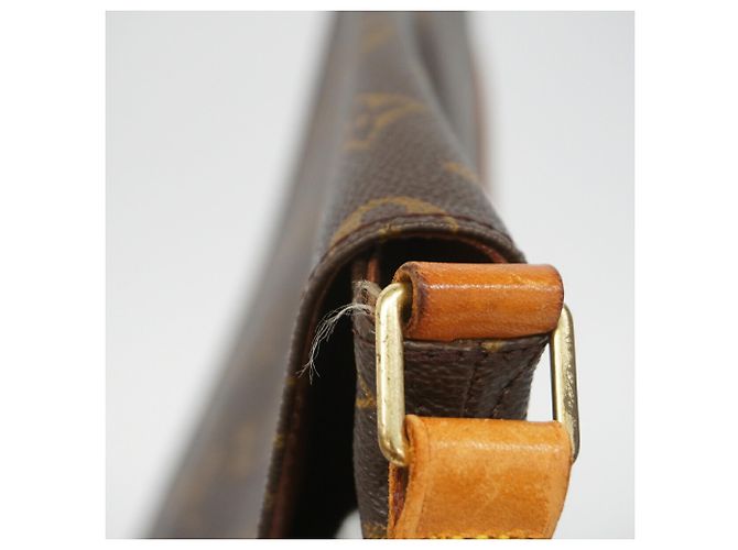 Louis Vuitton Monogram Musette Schultertasche Braun - Ansicht 8