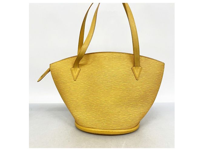 Borsa a tracolla Louis Vuitton Epi Saint Jacques Giallo - vista 13