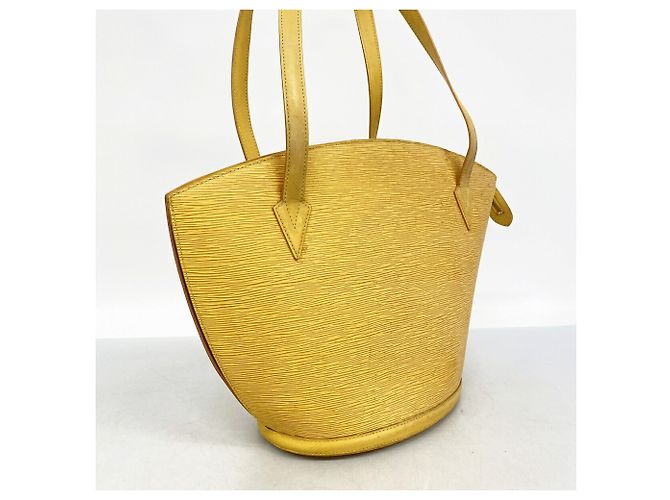 Borsa a tracolla Louis Vuitton Epi Saint Jacques Giallo - vista 2