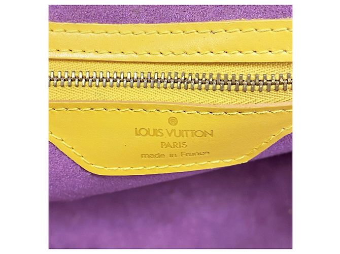 Borsa a tracolla Louis Vuitton Epi Saint Jacques Giallo - vista 5
