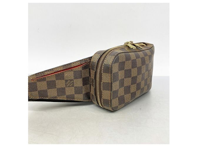 Borsa a tracolla Louis Vuitton Damier Geronimos N51994 in Ebene Damier ebene - vista 2
