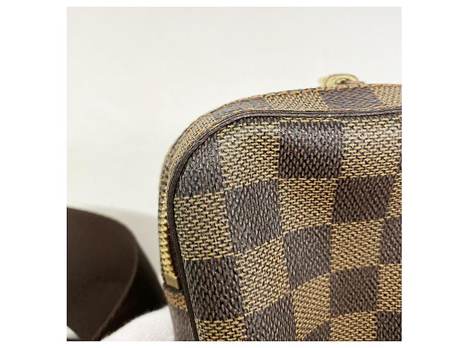 Borsa a tracolla Louis Vuitton Damier Geronimos N51994 in Ebene Damier ebene - vista 8