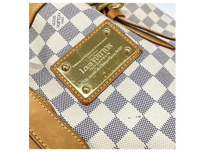Louis Vuitton Damier Azur Hampstead MM Tote Bag Weiß - Ansicht 10