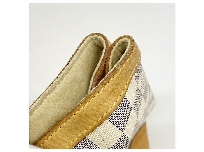 Louis Vuitton Damier Azur Hampstead MM Tote Bag Weiß - Ansicht 7