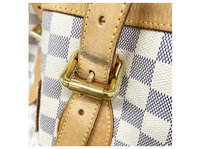 Louis Vuitton Damier Azur Hampstead MM Tote Bag Weiß - Ansicht 9