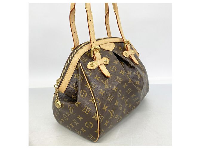 Borsa a tracolla Louis Vuitton Monogram Tivoli GM Marrone - vista 2