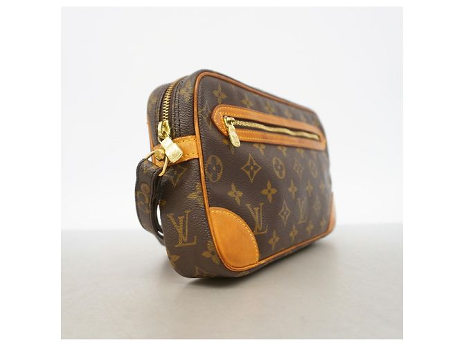 Borsa a pochette Louis Vuitton Monogram Marly Dragonne GM Marrone - vista 2