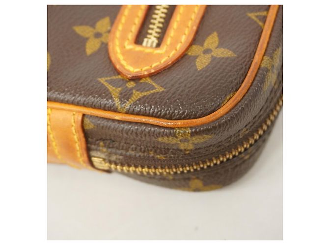 Borsa a pochette Louis Vuitton Monogram Marly Dragonne GM Marrone - vista 7