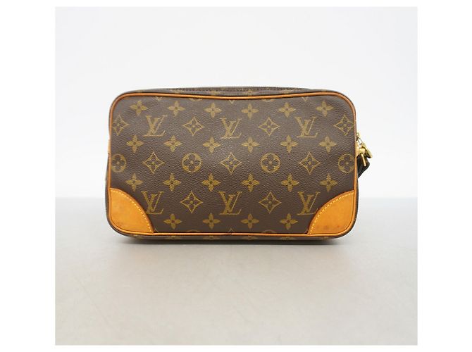 Borsa a pochette Louis Vuitton Monogram Marly Dragonne GM Marrone - vista 9