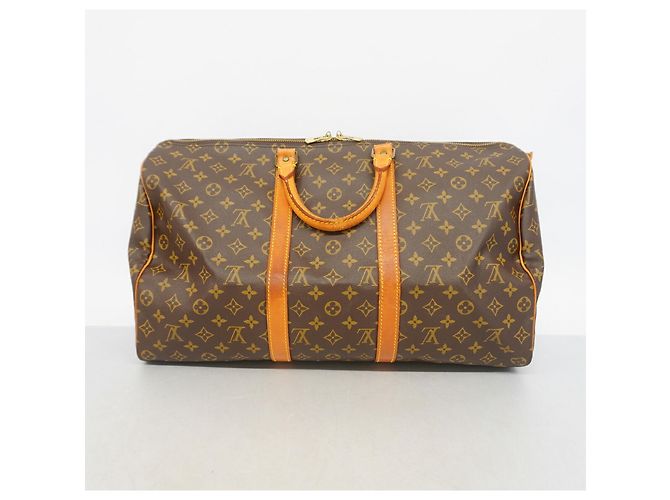 Louis Vuitton Boston Monogram Keepall 50 Marron - vue 14
