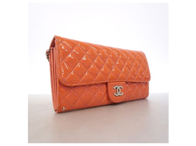 Borsa a tracolla Chanel Brilliant Chain in rosa - vista 2