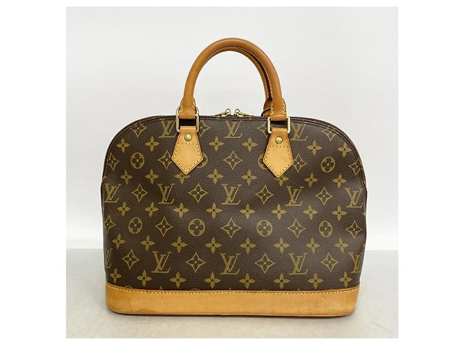 Louis Vuitton Alma Monogram Handtasche M51130 Braun - Ansicht 10