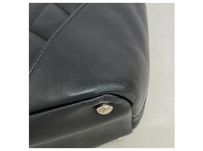 Chanel Cambon Tote Bag aus Lammleder Schwarz - Ansicht 6