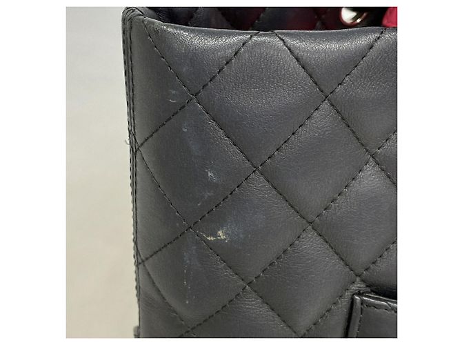 Chanel Cambon Tote Bag aus Lammleder Schwarz - Ansicht 7