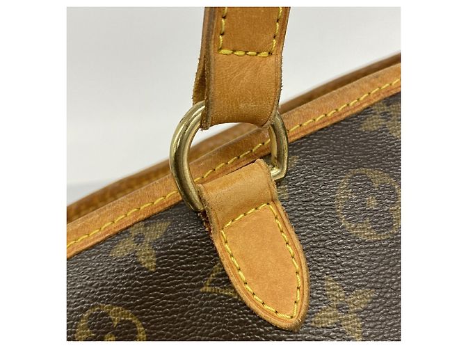 Borsa Tote Orizzontale Louis Vuitton Monogram Batignolles Marrone - vista 8