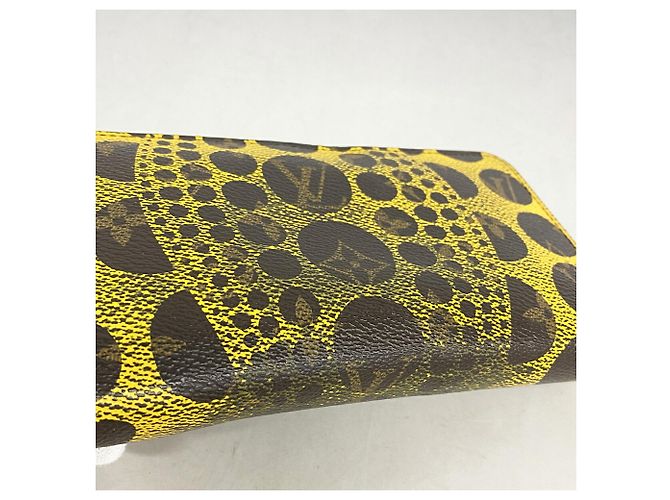 Zippy Cartera larga Louis Vuitton Monogram Pumpkin Dot Amarillo - vista 8
