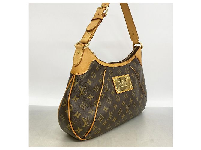 Bolso de hombro Louis Vuitton Monogram Thames GM Castaño - vista 2