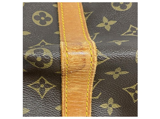 Louis Vuitton Brown Boston Monogram Keepall 55 Marrone - vista 6