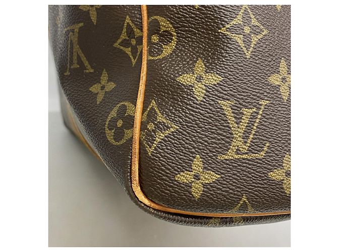 Louis Vuitton Brown Boston Monogram Keepall 55 Marrone - vista 8