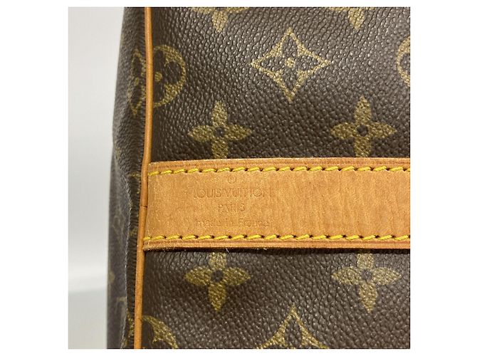 Louis Vuitton Boston Monogram Keepall Bandoulière 55 Marrone - vista 5