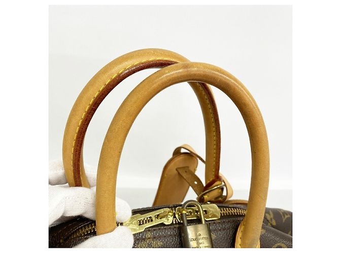Borsa Louis Vuitton Monogram Deauville Marrone - vista 12