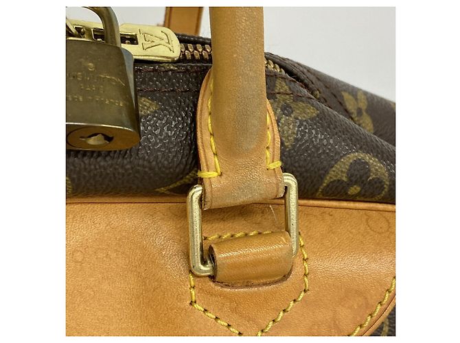 Borsa Louis Vuitton Monogram Deauville Marrone - vista 6