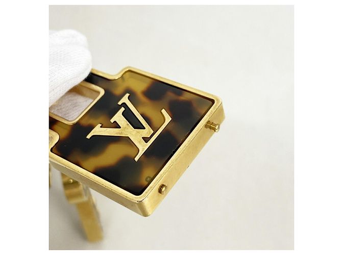 Portachiavi Louis Vuitton Portefeuille Confidence Marrone D'oro - vista 4