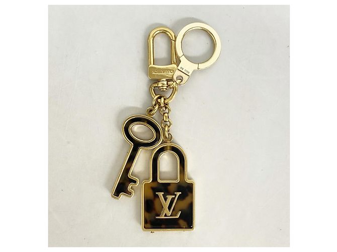 Portachiavi Louis Vuitton Portefeuille Confidence Marrone D'oro - vista 5