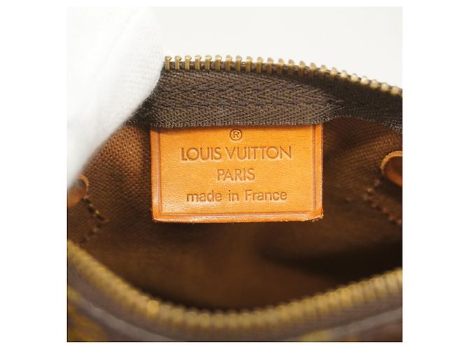 Borsa a mano Louis Vuitton Monogram Mini Speedy Marrone - vista 5