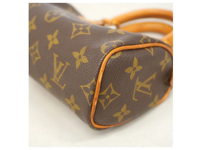 Borsa a mano Louis Vuitton Monogram Mini Speedy Marrone - vista 6