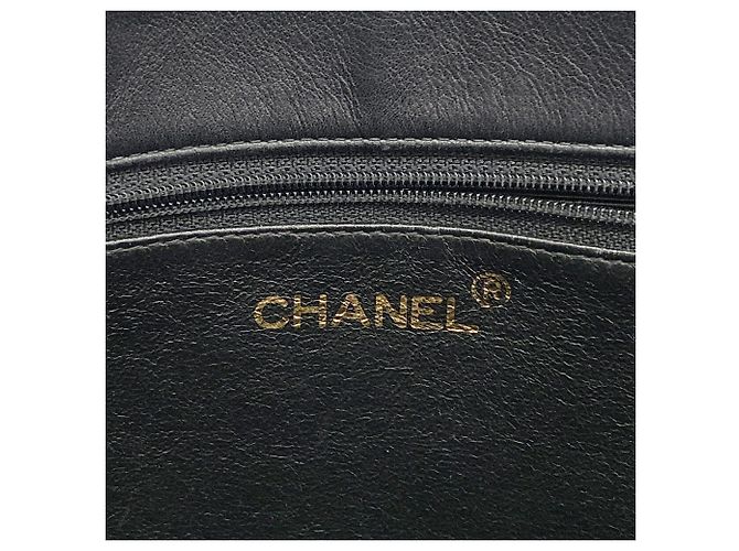Borsa Tote Chanel in pelle di agnello nera Nero - vista 5