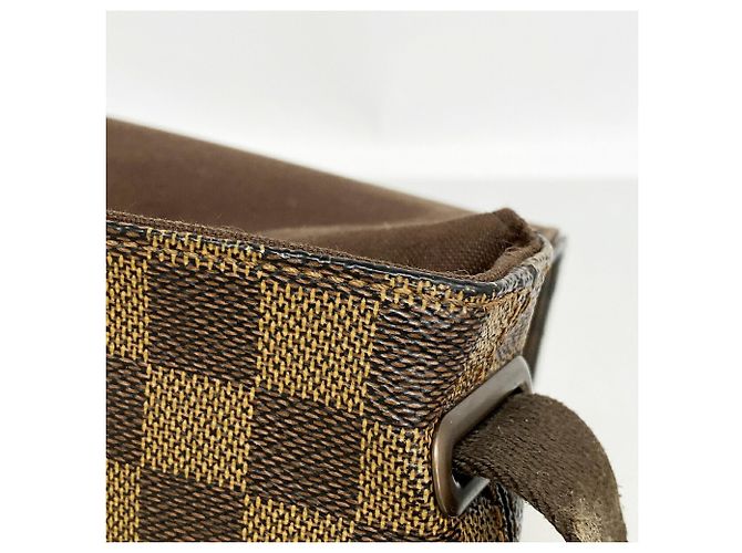 Borsa a tracolla Louis Vuitton Damier Brooklyn MM Damier ebene - vista 11