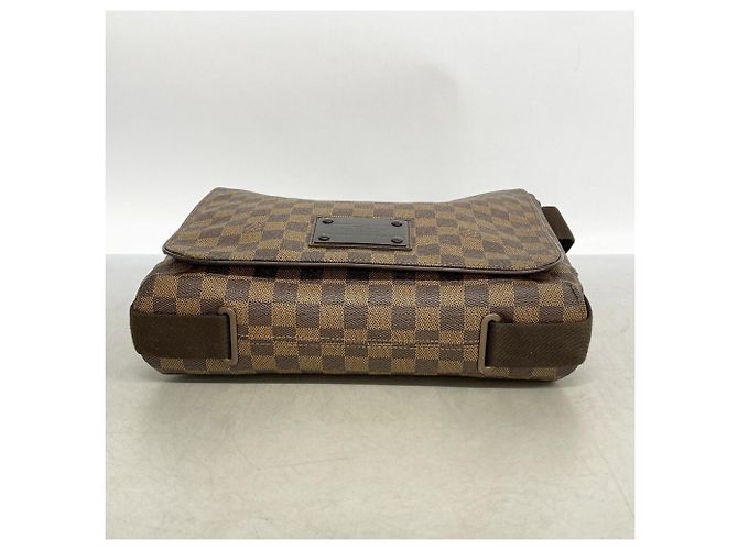 Borsa a tracolla Louis Vuitton Damier Brooklyn MM Damier ebene - vista 3