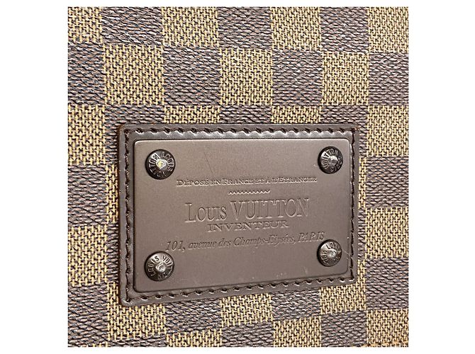 Borsa a tracolla Louis Vuitton Damier Brooklyn MM Damier ebene - vista 9