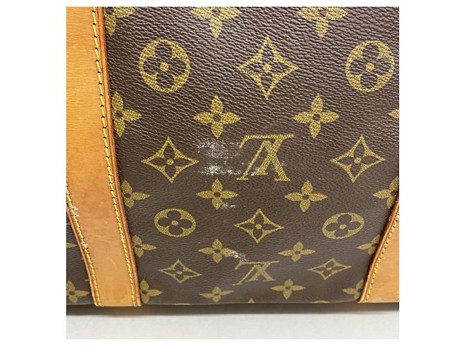 Louis Vuitton Boston Monogram Keepall Bandoulière 60 Marrone - vista 10
