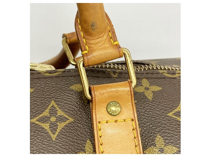 Louis Vuitton Boston Monogram Keepall Bandoulière 60 Marrone - vista 14