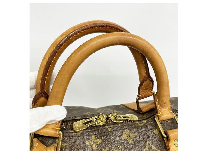 Louis Vuitton Boston Monogram Keepall Bandoulière 60 Marrone - vista 15