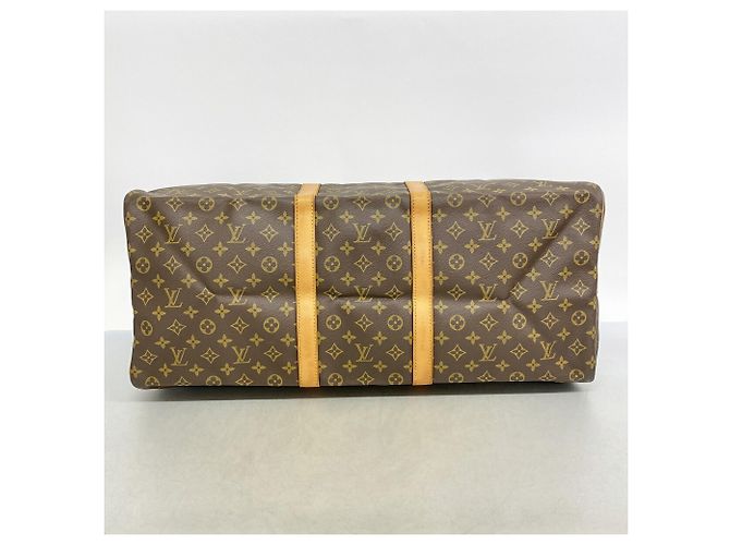 Louis Vuitton Boston Monogram Keepall Bandoulière 60 Marrone - vista 3