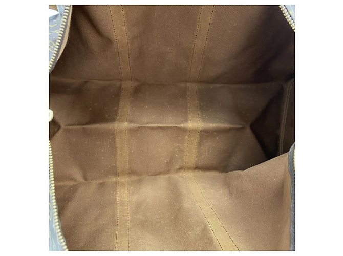 Louis Vuitton Boston Monogram Keepall Bandoulière 60 Marrone - vista 4